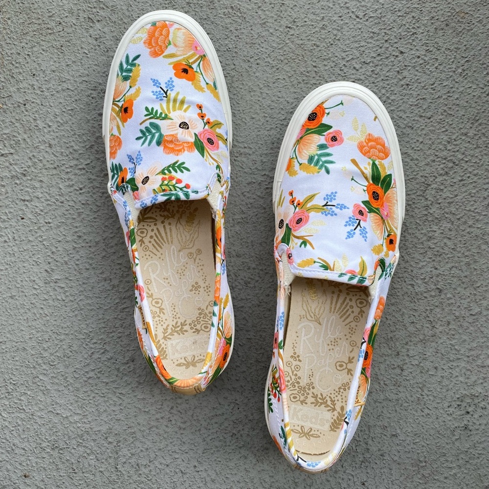 Rifle Paper Co x Keds Slip On Canvas Shoe